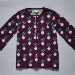 OEUF DOUBLE TOGGLE COAT - MAUVE